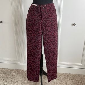 Social standard by sanctuary cheetah print ankle pants